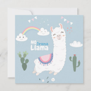 Cartes Pour Fêtes Annuelles Lama