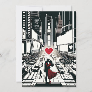 Cartes Pour Fêtes Annuelles L'amour à Times Square - Le cœur de New York