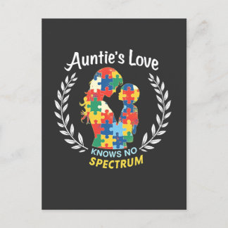 Cartes Pour Fêtes Annuelles L'amour de la tante n'a pas de Sensibilisation sur