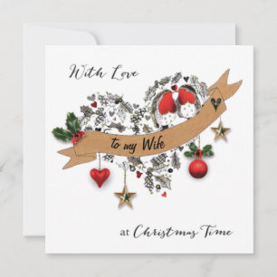 Cartes Pour Fêtes Annuelles L'amour de Noël