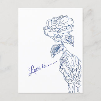 Cartes Pour Fêtes Annuelles L'Amour Est....