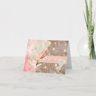 Cartes Pour Fêtes Annuelles L'amour est 1 Corinthiens 13:4-8 NIV