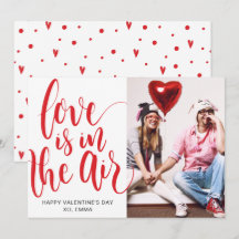 L'amour est dans l'air Photo personnalisée pour la