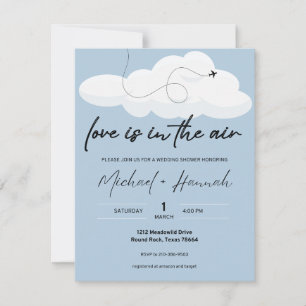 Cartes Pour Fêtes Annuelles L'amour est dans l'invitation du Wedding shower aé