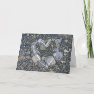 Cartes Pour Fêtes Annuelles L'amour est Rock Solid