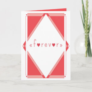 Cartes Pour Fêtes Annuelles L'amour perpétuel