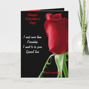 Cartes Pour Fêtes Annuelles L'amour spécial de Valentine
