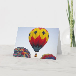 Cartes Pour Fêtes Annuelles Lancement de montgolfières
