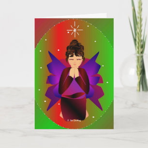 Cartes Pour Fêtes Annuelles "L'Ange De Noël Du Monde Entier II"