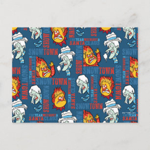 Cartes Pour Fêtes Annuelles L'ANNÉE SANS PÈRE NOËL™ Bataille de Snowtown