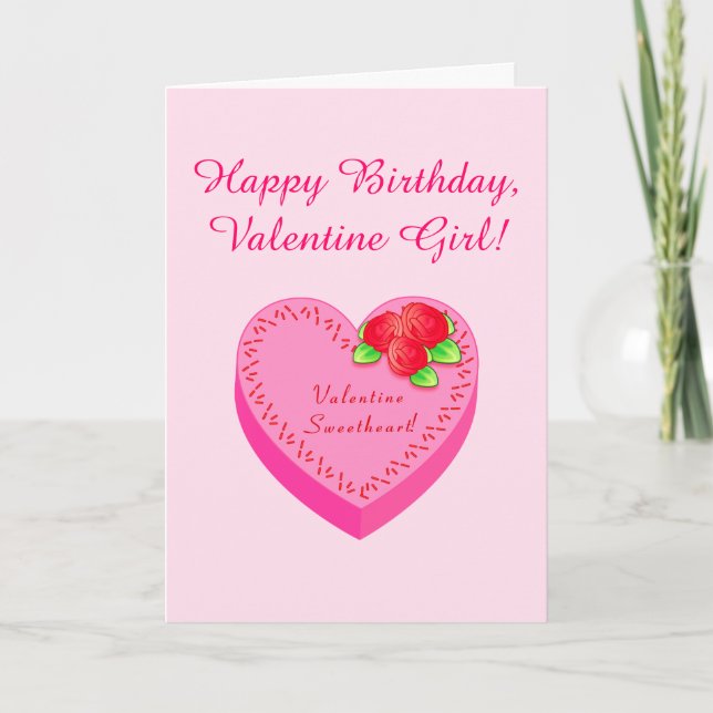 Cartes Pour Fêtes Annuelles L'anniversaire de Valentine à quelqu'un que vous (Devant)