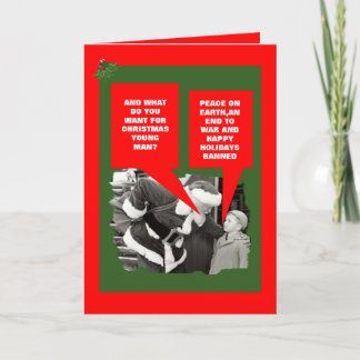 Cartes Pour Fêtes Annuelles L'anti Président Obama Xmas