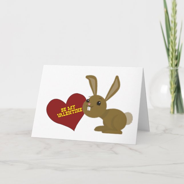 Cartes Pour Fêtes Annuelles lapin (Devant)