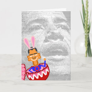 Cartes Pour Fêtes Annuelles Lapin