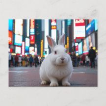 Lapin blanc dans le Carré du Times