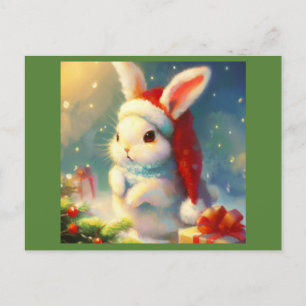 Cartes Pour Fêtes Annuelles Lapin de Noël 2