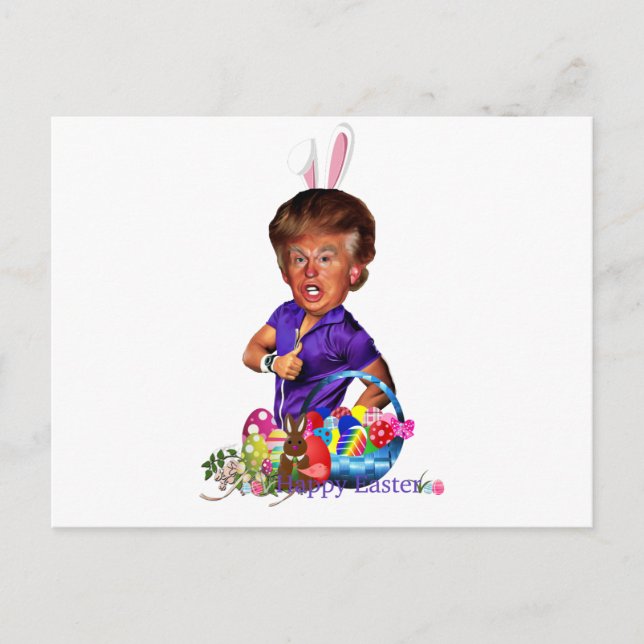 Cartes Pour Fêtes Annuelles lapin de pâques (Devant)