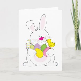 Cartes Pour Fêtes Annuelles Lapin de Pâques