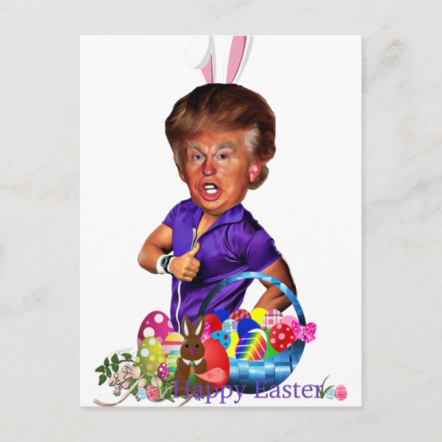 Cartes Pour Fêtes Annuelles lapin de pâques (Devant)