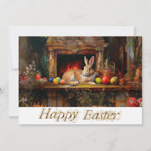 Cartes Pour Fêtes Annuelles Lapin de Pâques Coloré oeufs de Pâques Joyeux Pâqu