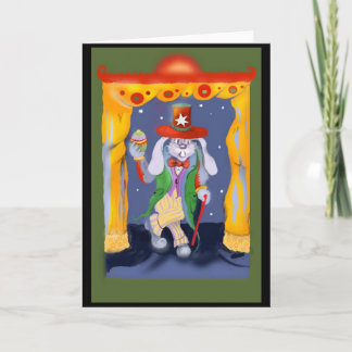 Cartes Pour Fêtes Annuelles * Lapin d'étoile *