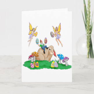 Cartes Pour Fêtes Annuelles Lapin Et Amis De Pâques