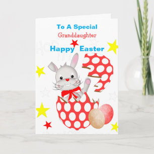 Cartes Pour Fêtes Annuelles Lapin lapin mignon Enfants Oeuf de Pâques personna