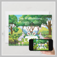 Lapins de pickleball Amusant Joyeuses Pâques