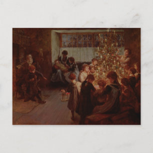 Cartes Pour Fêtes Annuelles L'arbre de Noël, 1911