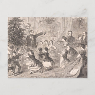 Cartes Pour Fêtes Annuelles L'arbre de Noël Winslow Homer
