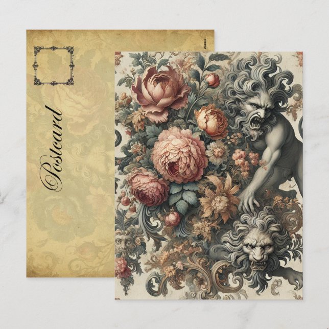 Cartes Pour Fêtes Annuelles L'Arcane Apex - gothique victorien (Devant / Derrière)