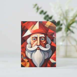 Cartes Pour Fêtes Annuelles L'art Abstrait du Père Noël
