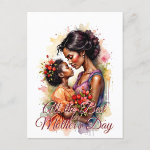 Cartes Pour Fêtes Annuelles L'art de l'amour de la fête des mères dans le styl