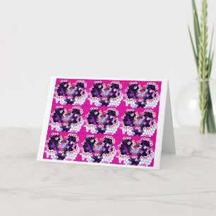 Cartes Pour Fêtes Annuelles L'art des formes chanceuses