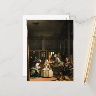 Cartes Pour Fêtes Annuelles Las Meninas par Diego Velazquez