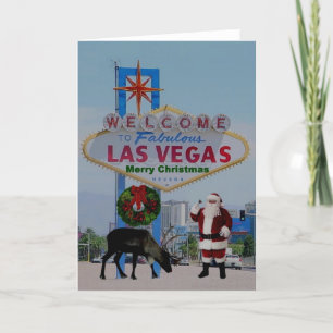 Cartes Pour Fêtes Annuelles Las Vegas "NOUS AVONS MIS VOTRE VISAGE SUR PÈRE NO