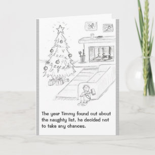 Cartes Pour Fêtes Annuelles L'assurance de Timmy