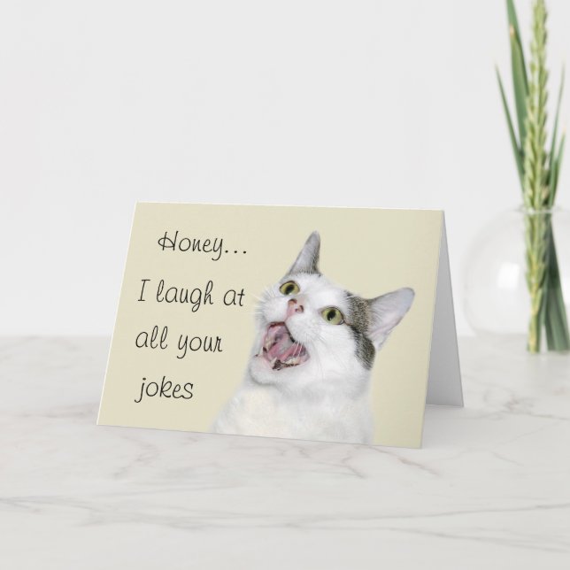 Cartes Pour Fêtes Annuelles Lauging cat Valentine (Devant)