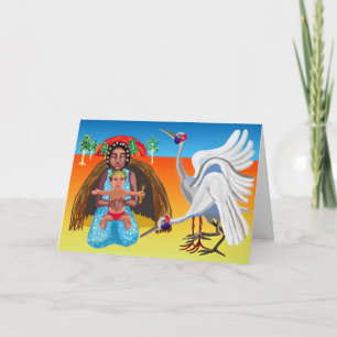 Cartes Pour Fêtes Annuelles L'australien Madonna et son enfant