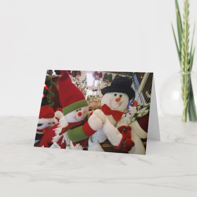 CARTES POUR FÊTES ANNUELLES LE 1ER NOËL DE BÉBÉ SOUHAITE (Devant)