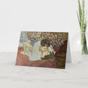 Cartes Pour Fêtes Annuelles Le baiser