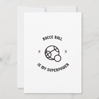 Cartes Pour Fêtes Annuelles Le ballon de bascule est ma superpuissance