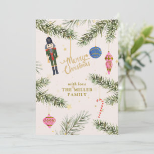 Cartes Pour Fêtes Annuelles Le Casse-Noix, rose
