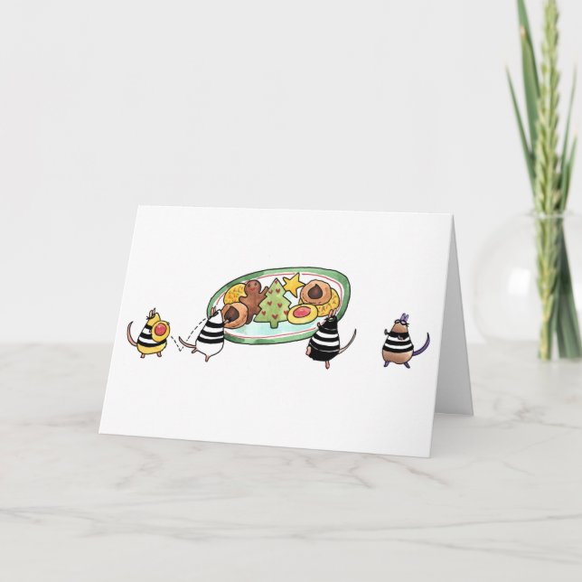 Cartes Pour Fêtes Annuelles Le chargement des plaques de cookies (Devant)