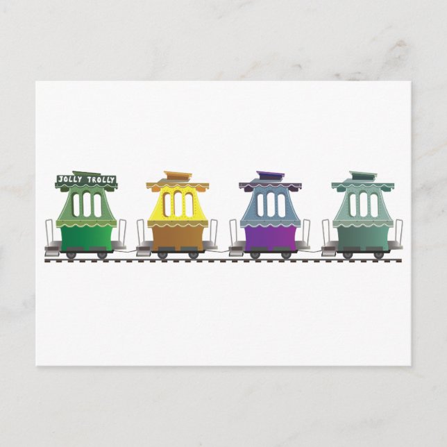 Cartes Pour Fêtes Annuelles Le chariot gai du royaume des fées à Oakland (Devant)