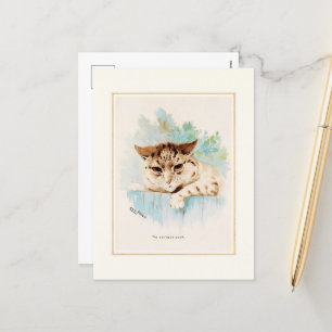 Cartes Pour Fêtes Annuelles Le chat à côté par Louis Wain
