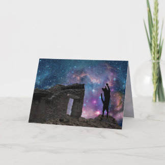 Cartes Pour Fêtes Annuelles Le chat de Yeshua : Ciel nocturne de Nazareth