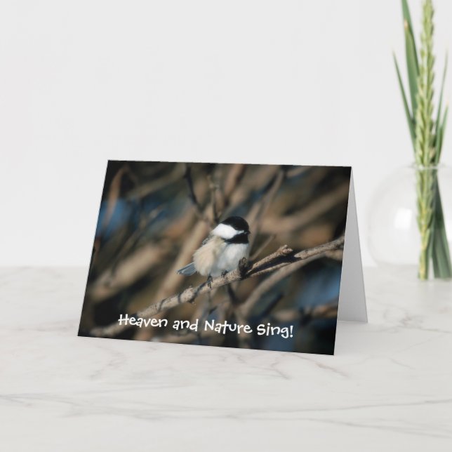 Cartes Pour Fêtes Annuelles Le ciel et la nature chantent ! (Devant)