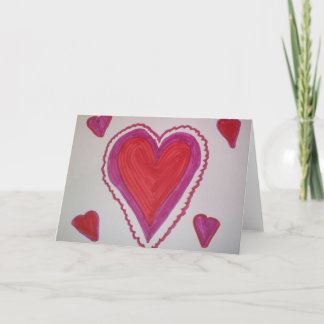 Cartes Pour Fêtes Annuelles Le coeur de Valentine
