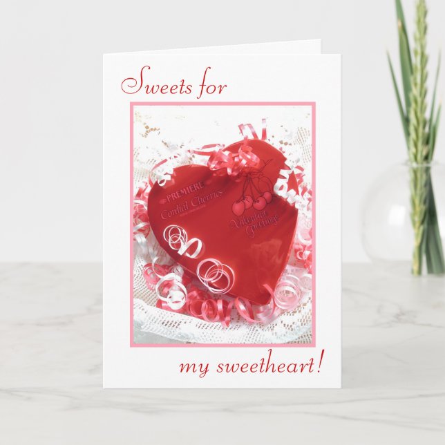 Cartes Pour Fêtes Annuelles Le coeur de Valentine (Devant)